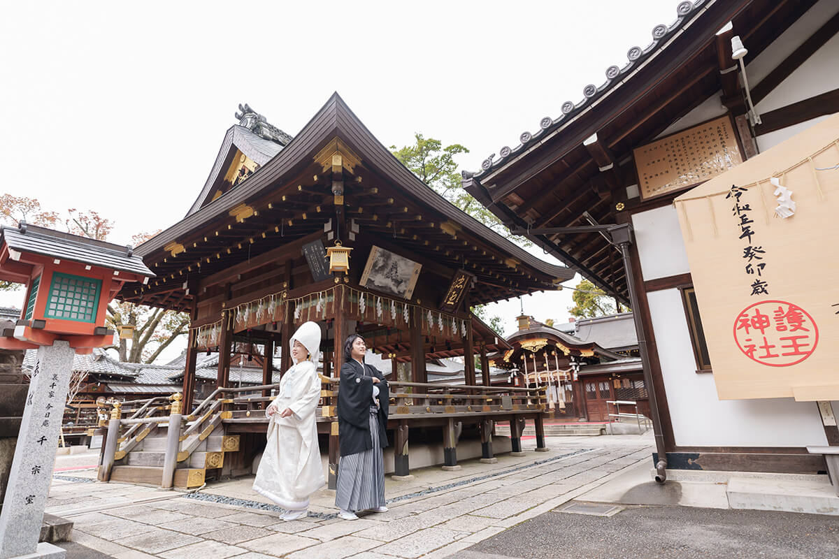 護王神社で挙げられたお客様の結婚式写真02