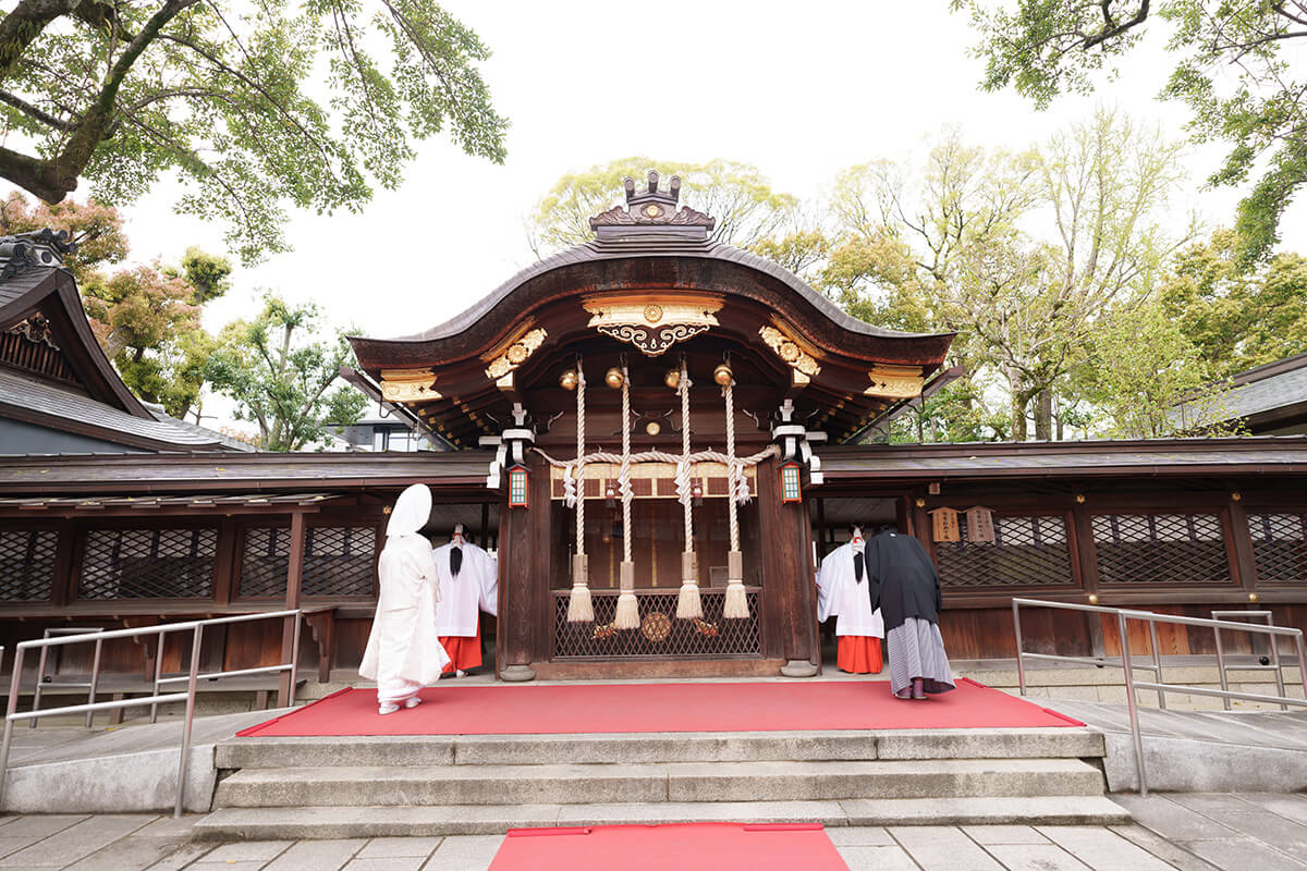 護王神社で挙げられたお客様の結婚式写真05