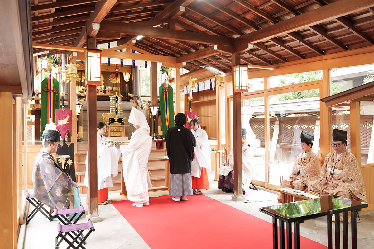 護王神社で挙げられたお客様の結婚式写真12