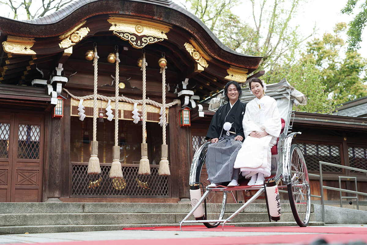 護王神社で挙げられたお客様の結婚式写真14