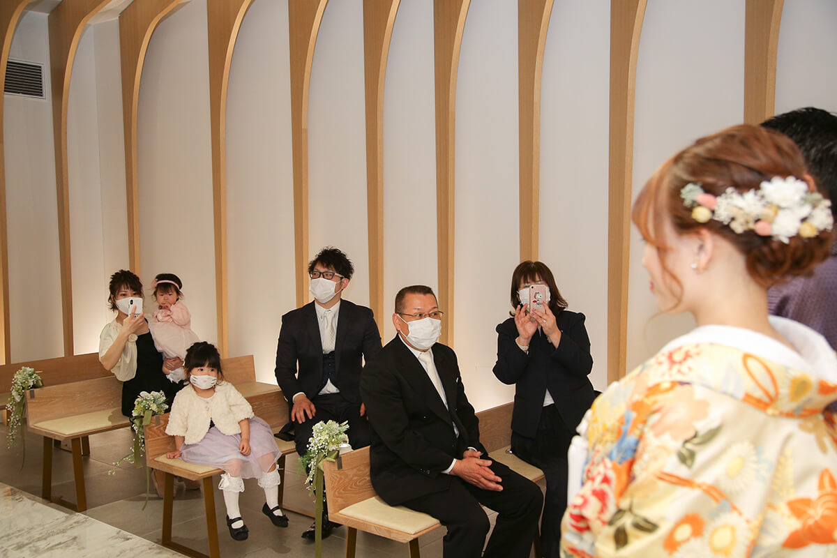 小さな結婚式 広島チャペルで挙げられたお客様の結婚式写真05