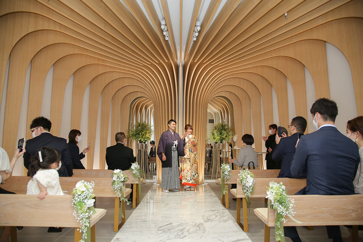 小さな結婚式 広島チャペルで挙げられたお客様の結婚式写真09