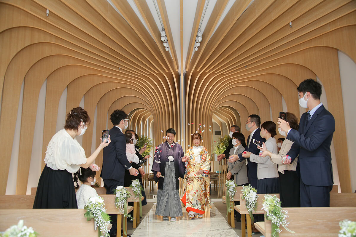 小さな結婚式 広島チャペルで挙げられたお客様の結婚式写真14