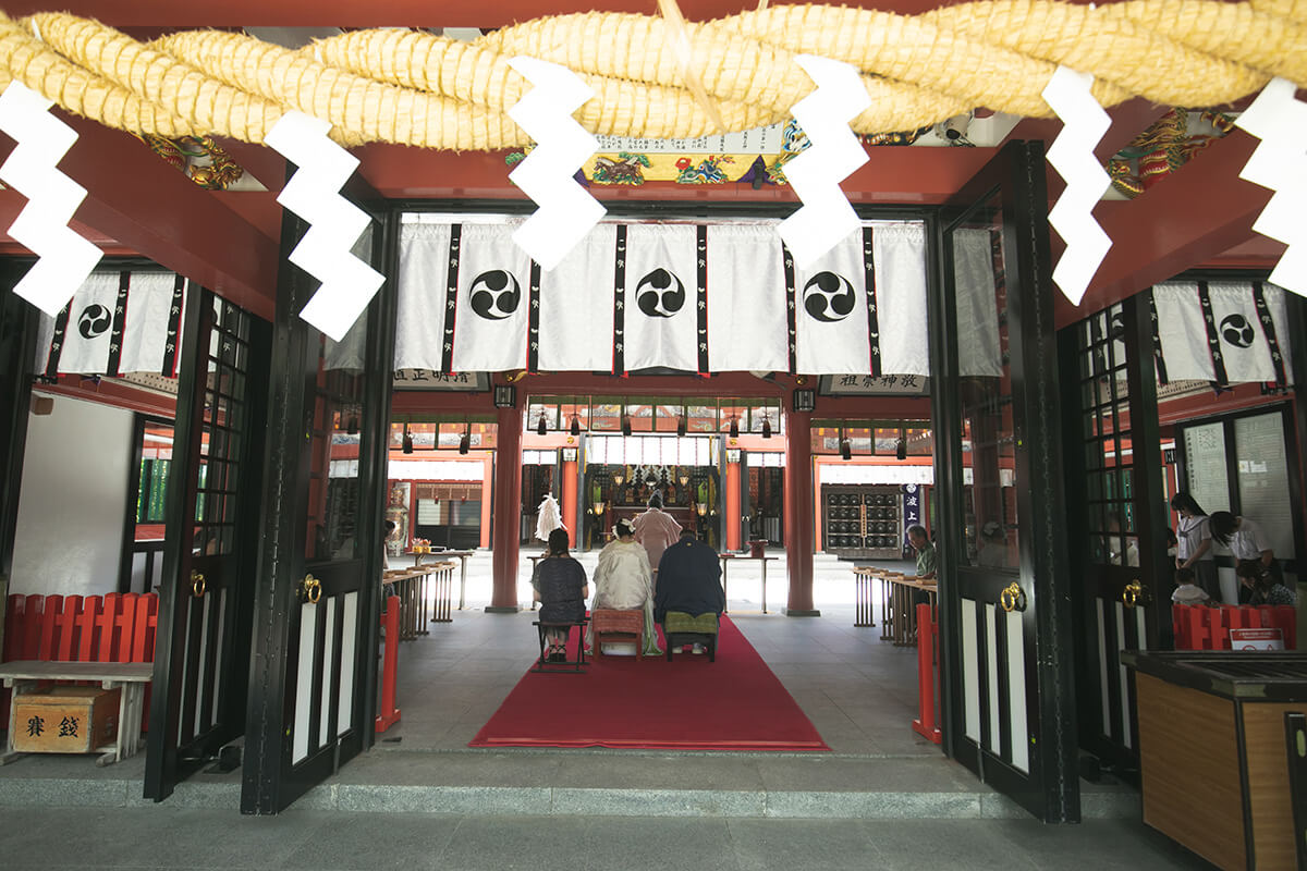 波上宮で挙げられたお客様の結婚式写真04