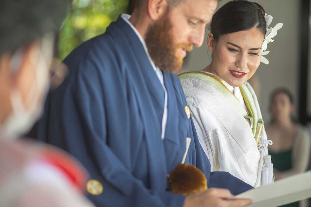 波上宮で挙げられたお客様の結婚式写真05
