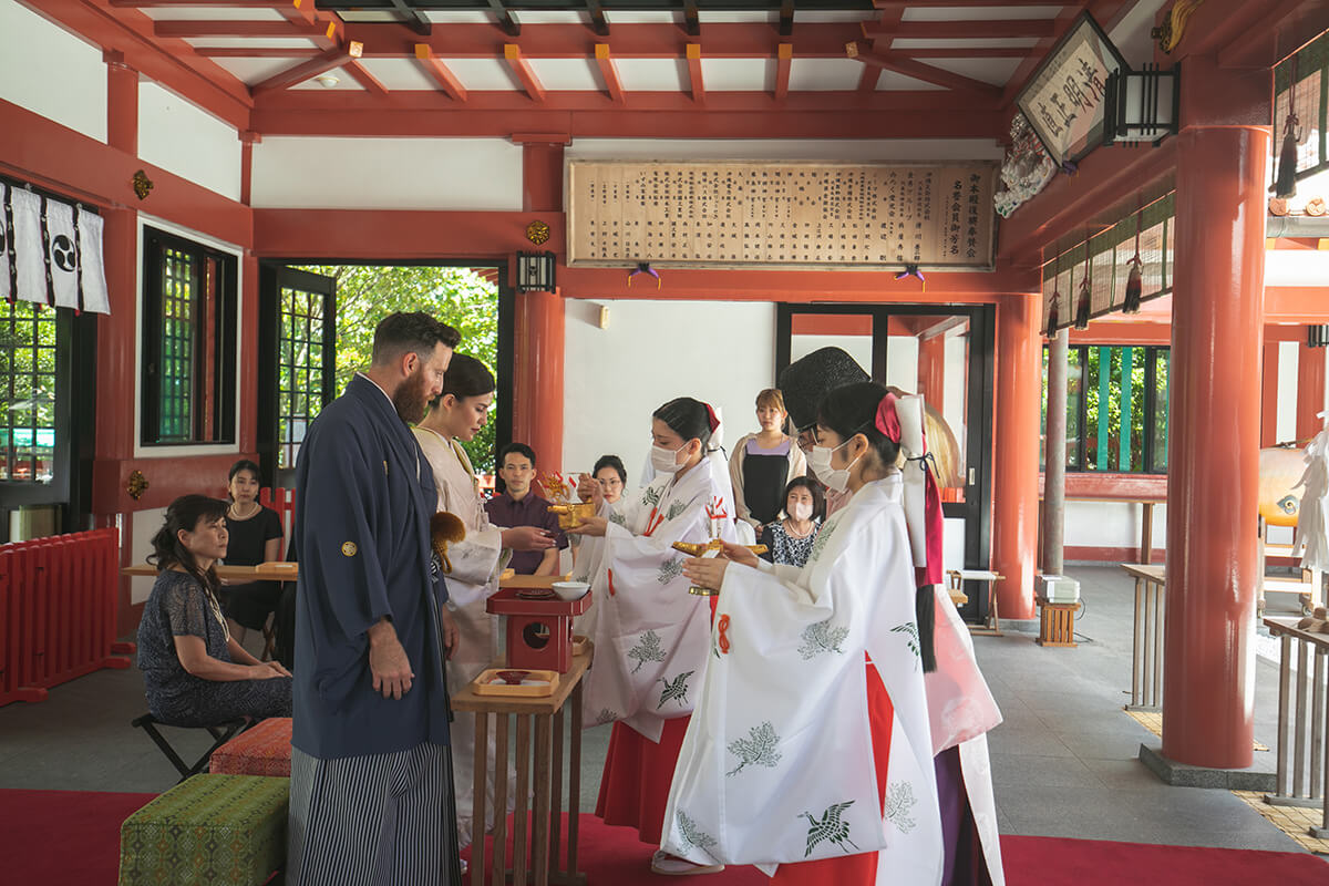 波上宮で挙げられたお客様の結婚式写真06