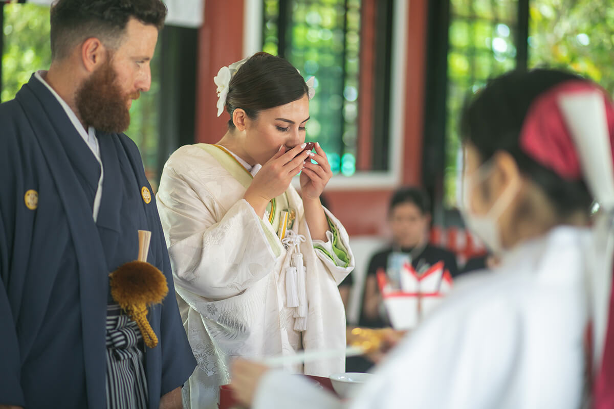 波上宮で挙げられたお客様の結婚式写真07