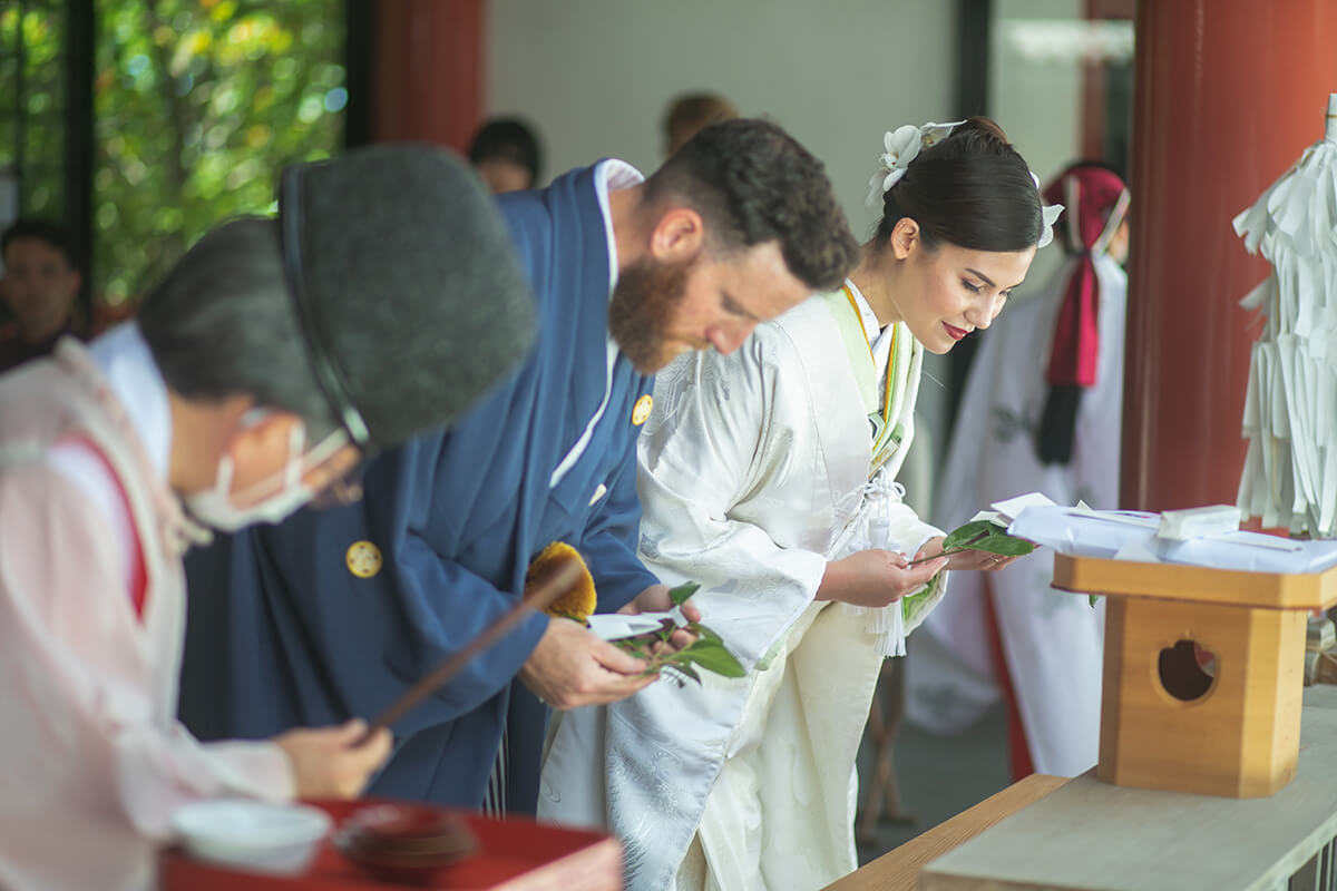 波上宮で挙げられたお客様の結婚式写真09