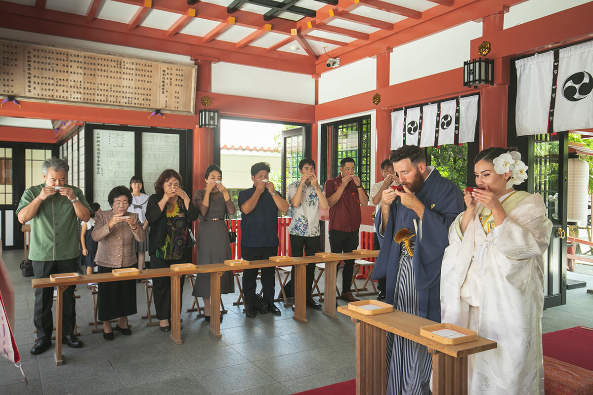 波上宮で挙げられたお客様の結婚式写真14