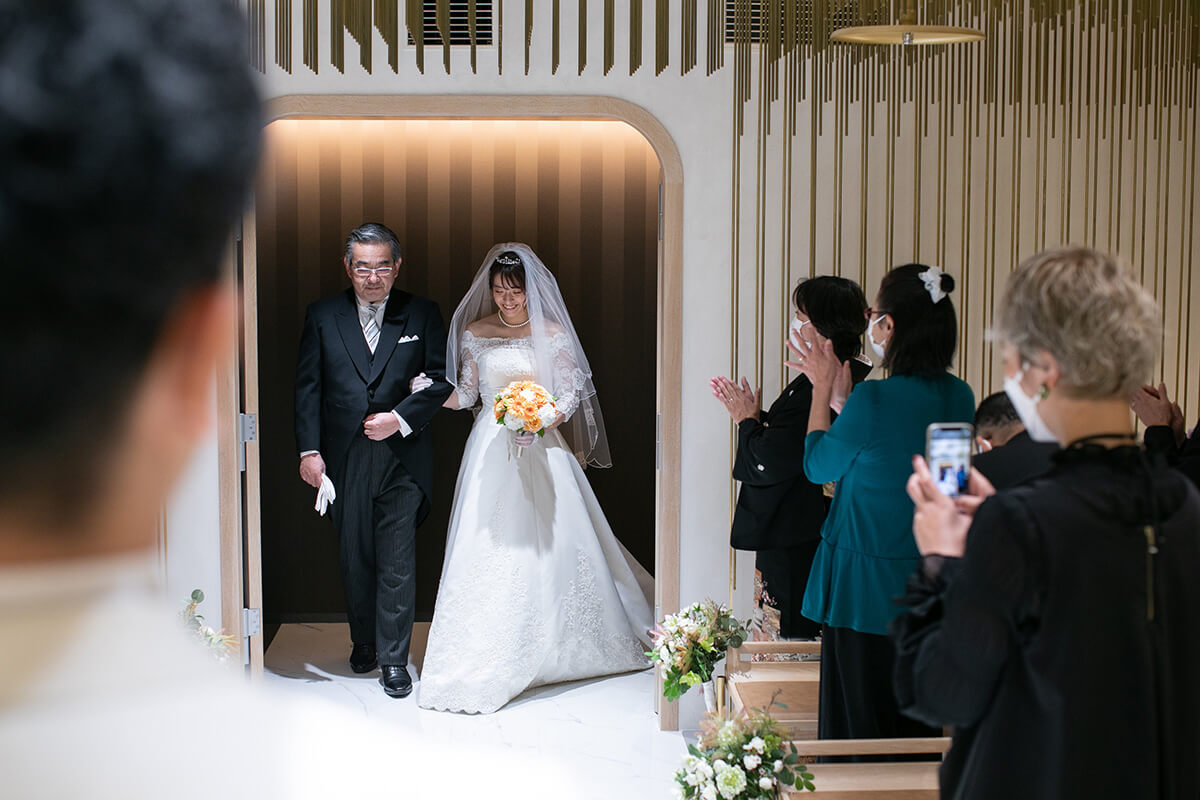 小さな結婚式 岡山チャペルで挙げられたお客様の結婚式写真04
