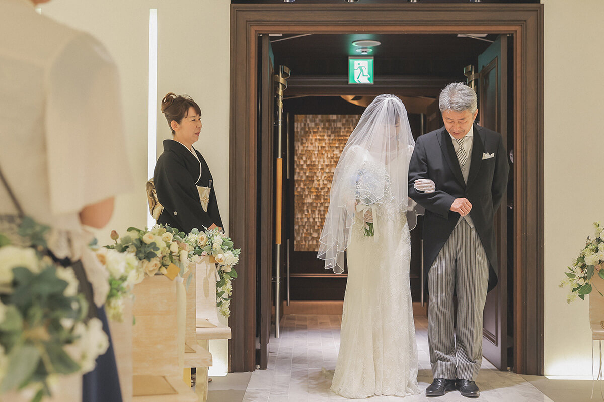 小さな結婚式 大宮チャペルで挙げられたお客様の結婚式写真01