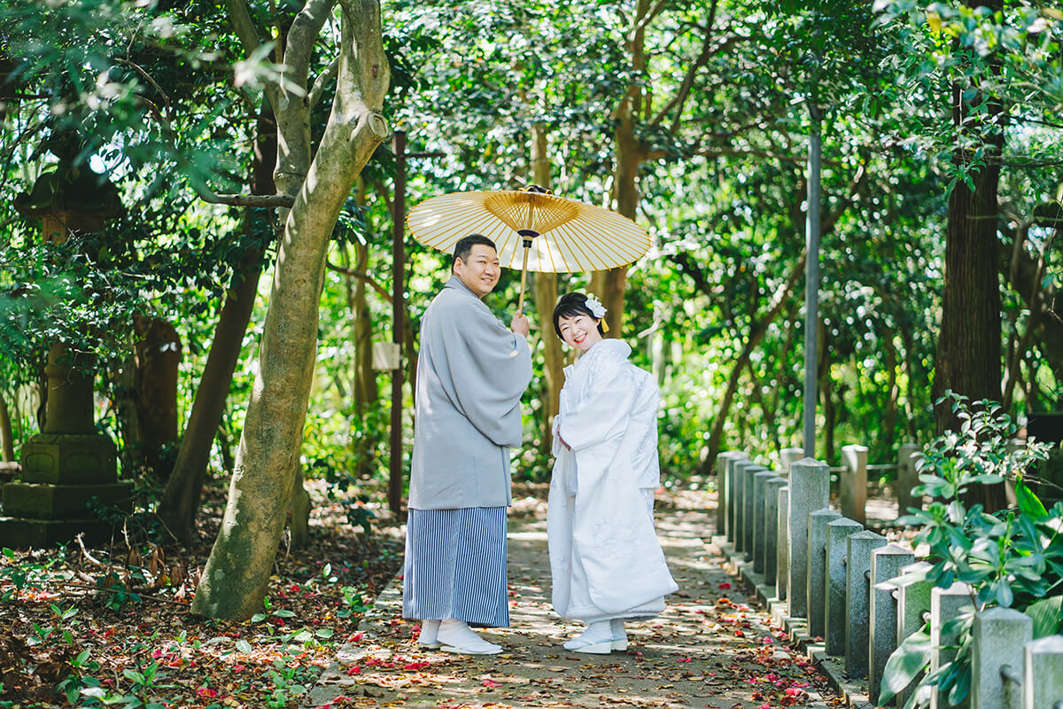 大野湊神社で挙げられたお客様の結婚式写真02