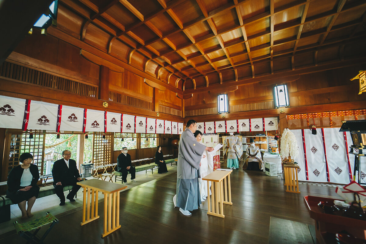 大野湊神社で挙げられたお客様の結婚式写真10
