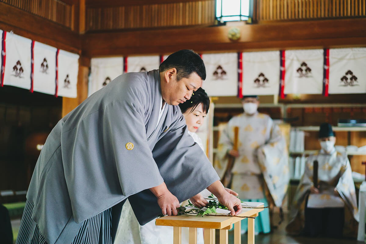 大野湊神社で挙げられたお客様の結婚式写真13