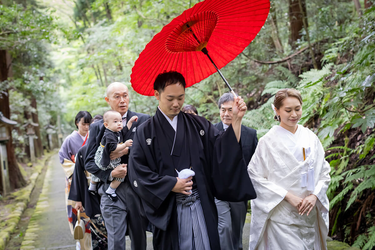 白山比咩神社で挙げられたお客様の結婚式写真01