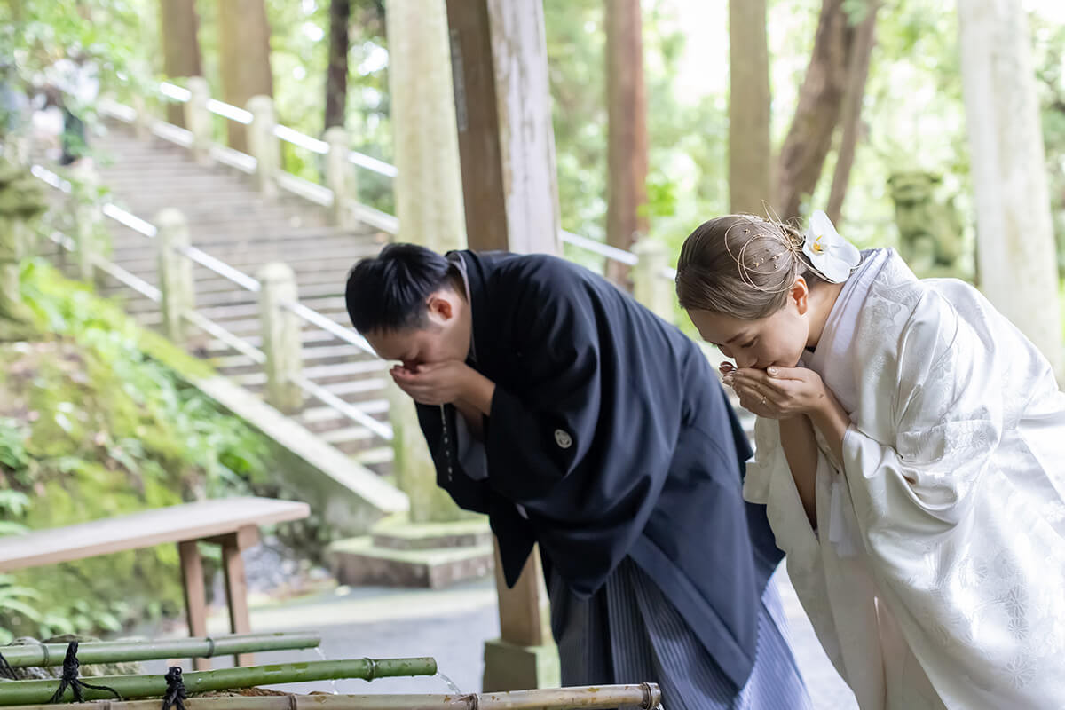 白山比咩神社で挙げられたお客様の結婚式写真02