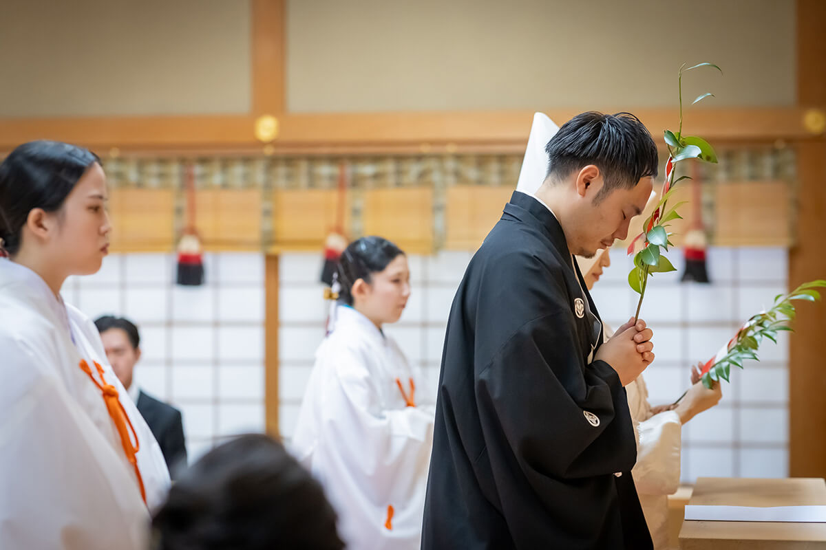 白山比咩神社で挙げられたお客様の結婚式写真06