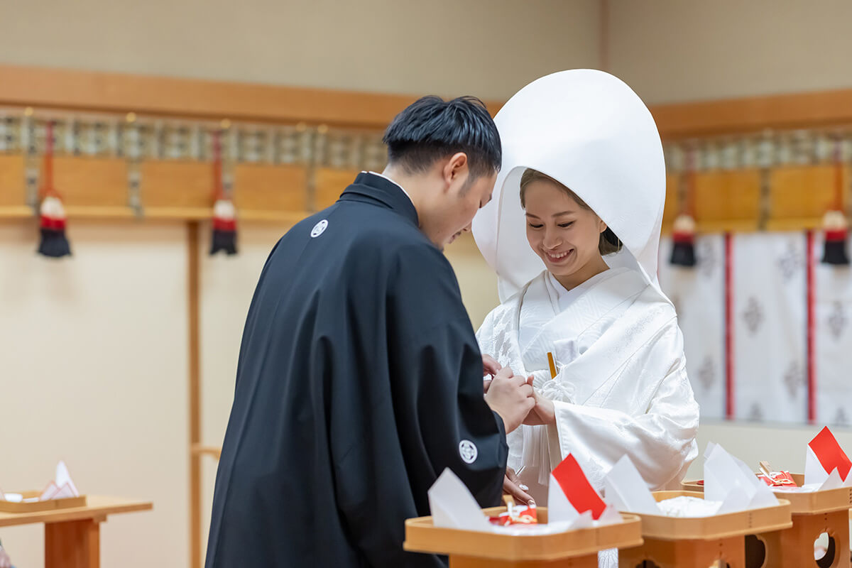 白山比咩神社で挙げられたお客様の結婚式写真07