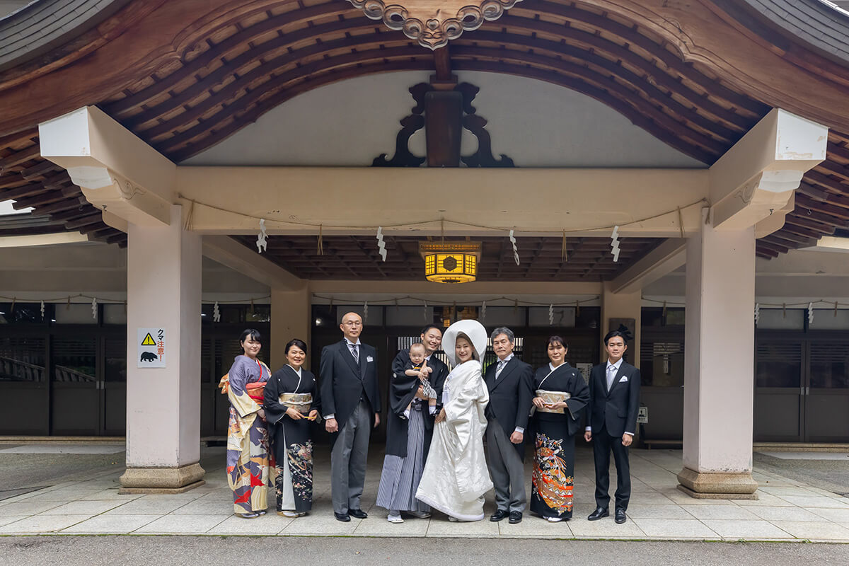 白山比咩神社で挙げられたお客様の結婚式写真11