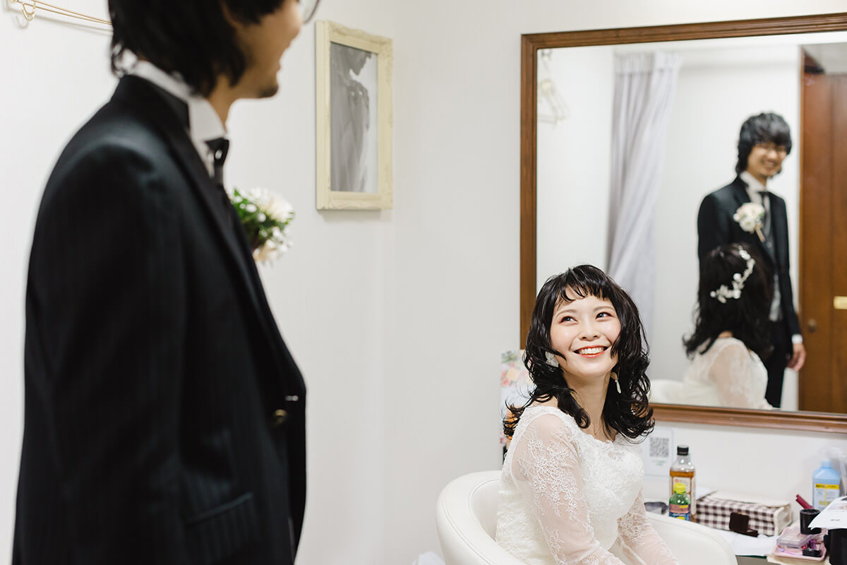 小さな結婚式 小樽チャペルで挙げられたお客様の結婚式写真01