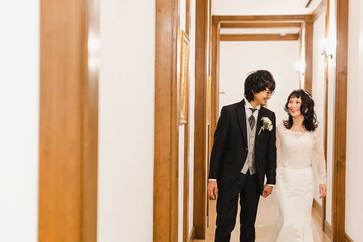小さな結婚式 小樽チャペルで挙げられたお客様の結婚式写真02