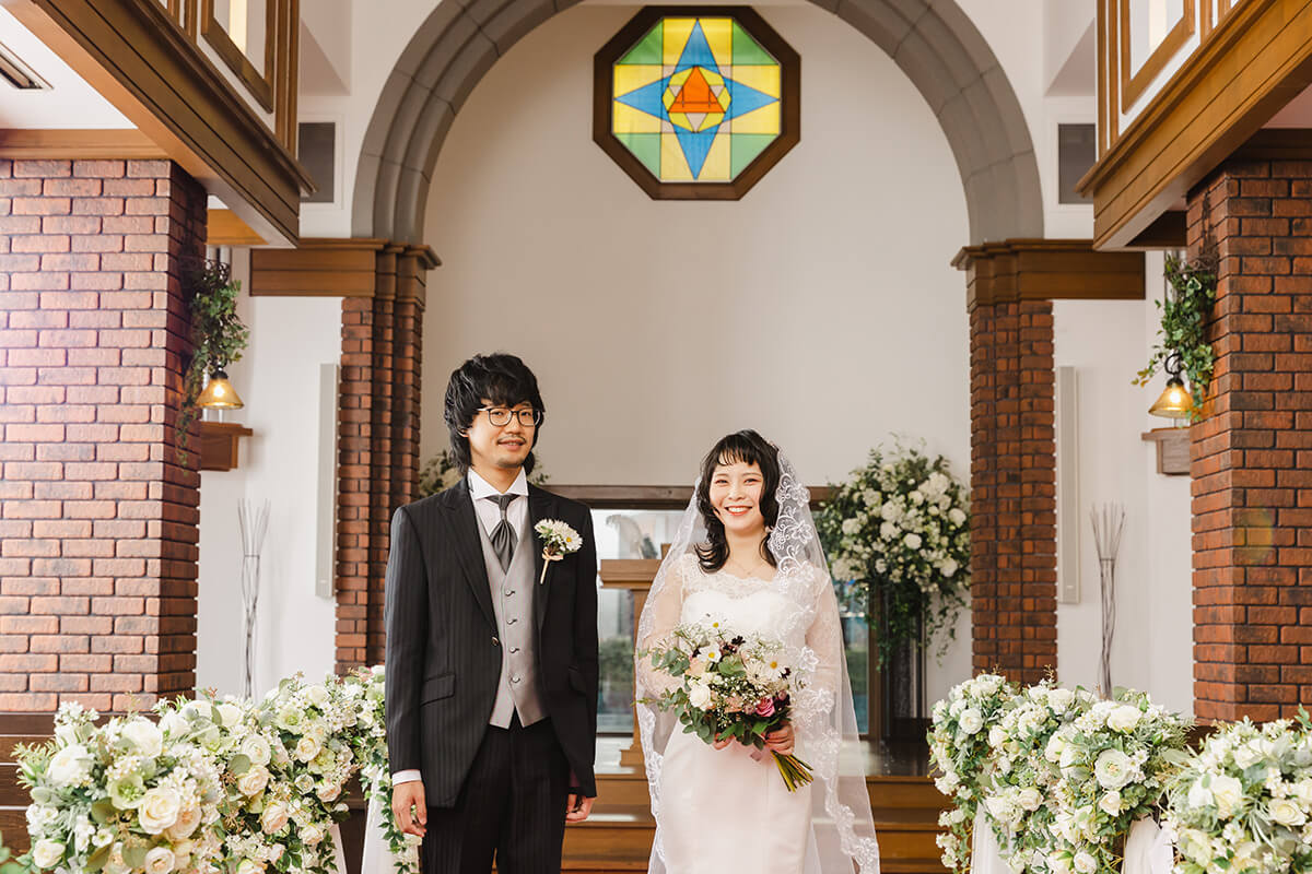 小さな結婚式 小樽チャペルで挙げられたお客様の結婚式写真03