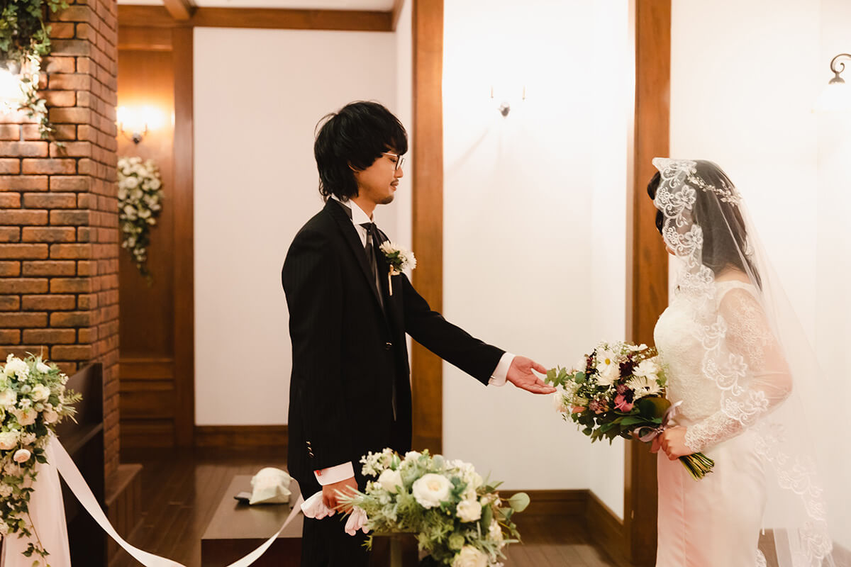 小さな結婚式 小樽チャペルで挙げられたお客様の結婚式写真04