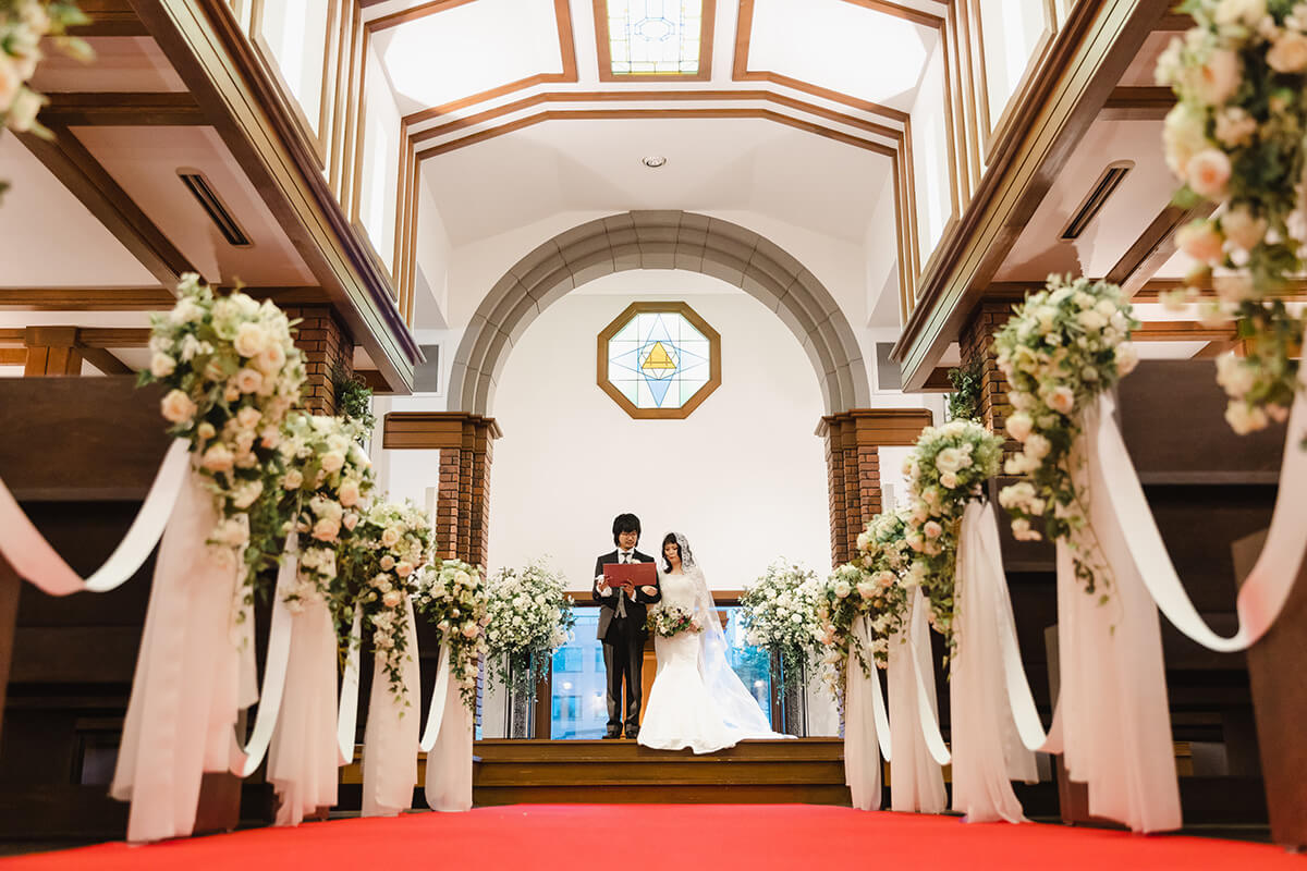 小さな結婚式 小樽チャペルで挙げられたお客様の結婚式写真06