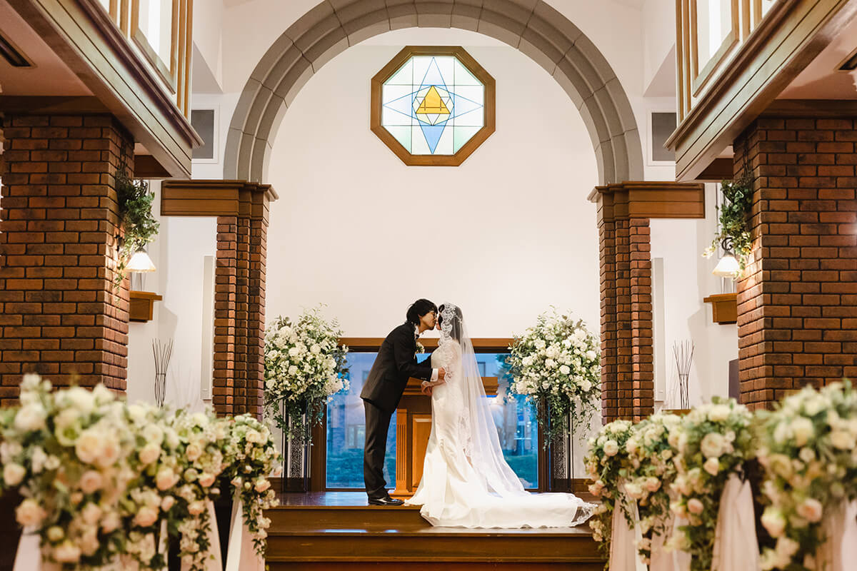 小さな結婚式 小樽チャペルで挙げられたお客様の結婚式写真09