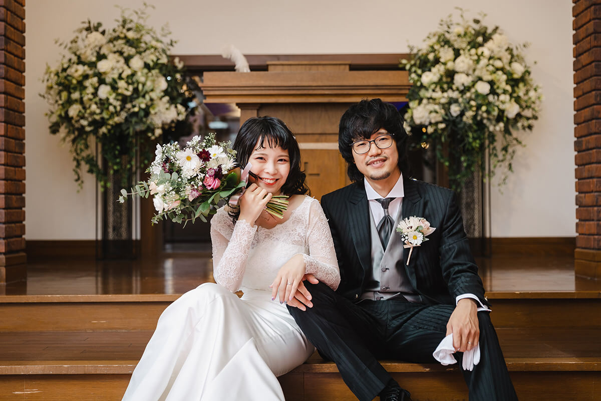 小さな結婚式 小樽チャペルで挙げられたお客様の結婚式写真15