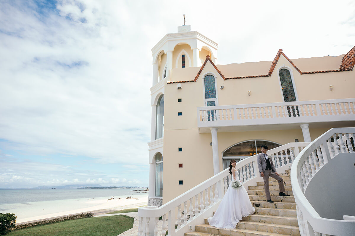 リザン・ル・アンジュマリー教会で挙げられたお客様の結婚式写真01