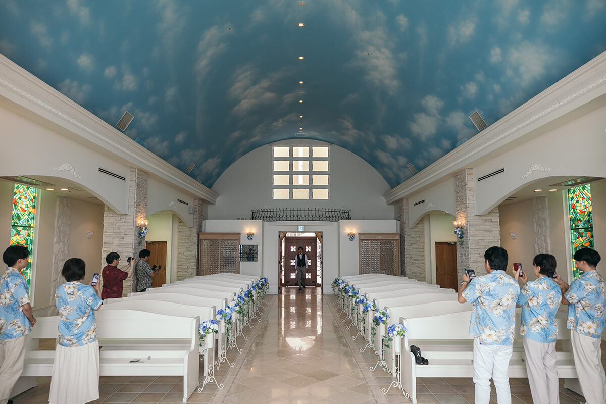 リザン・ル・アンジュマリー教会で挙げられたお客様の結婚式写真05