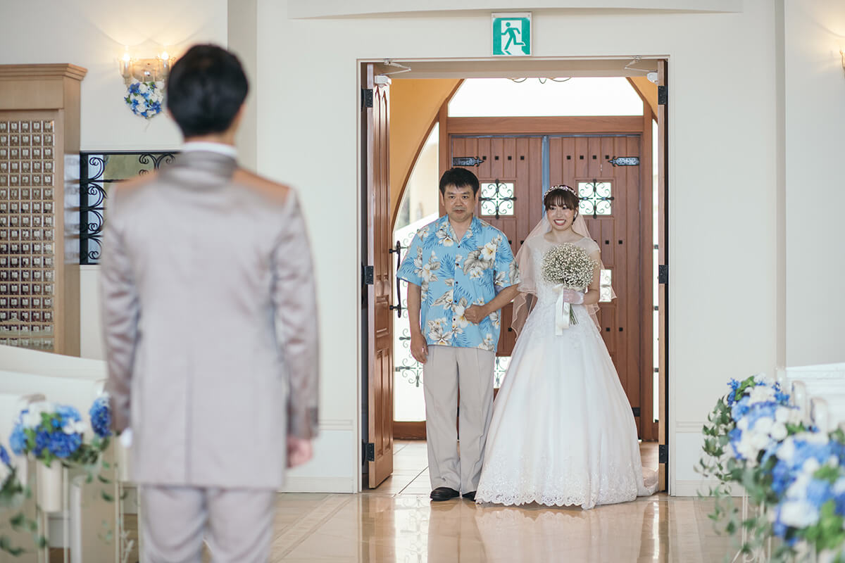 リザン・ル・アンジュマリー教会で挙げられたお客様の結婚式写真07