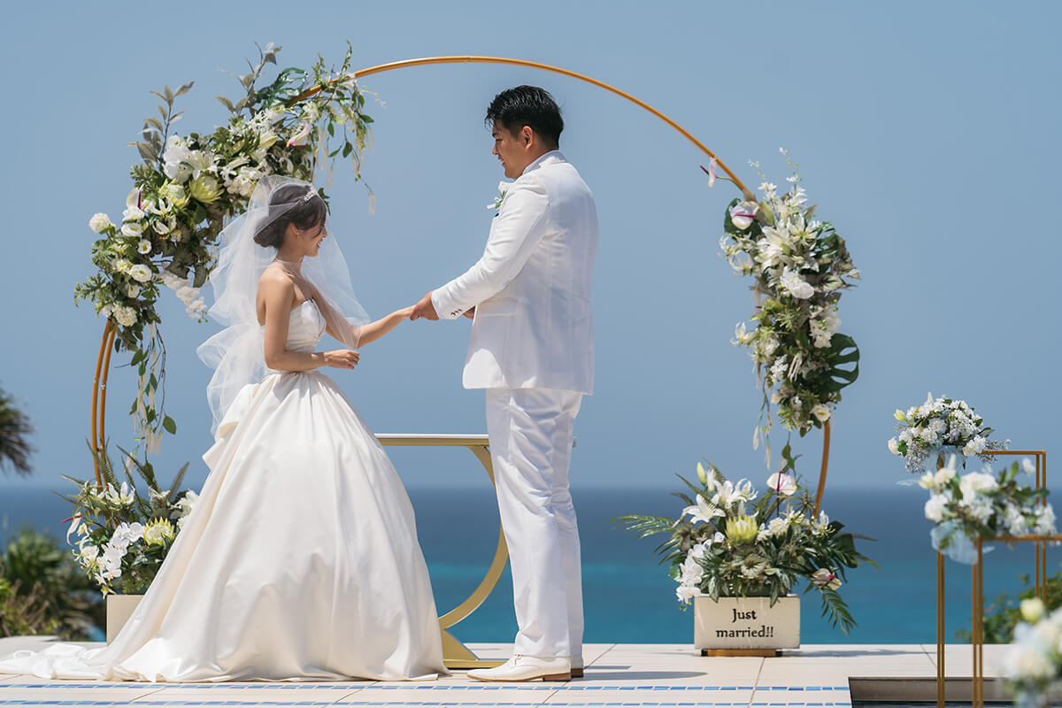 宮古島来間リゾートシーウッドホテルで挙げられたお客様の結婚式写真10