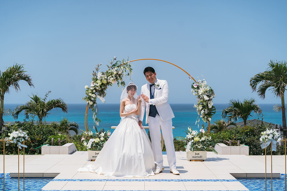 宮古島来間リゾートシーウッドホテルで挙げられたお客様の結婚式写真11