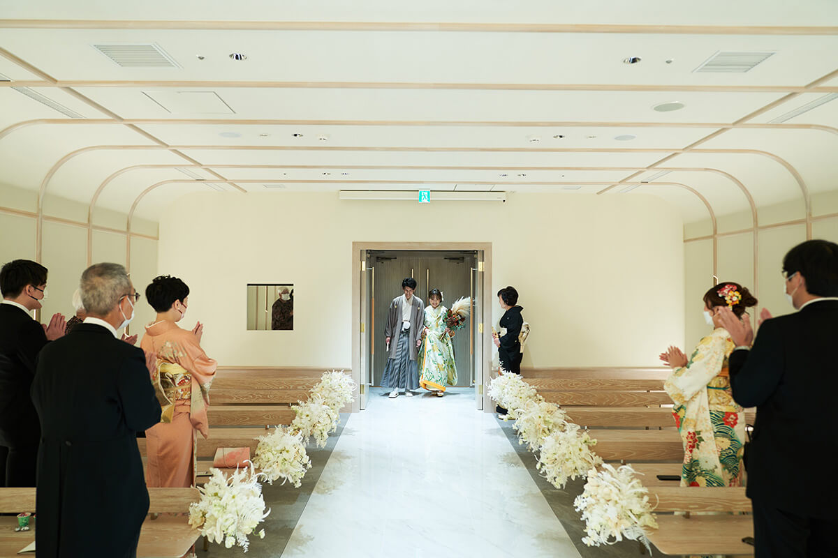 小さな結婚式 横浜チャペルで挙げられたお客様の結婚式写真04