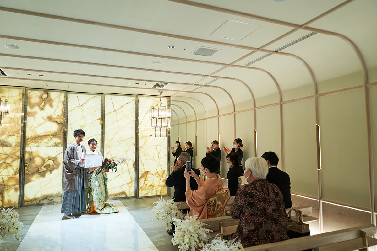 小さな結婚式 横浜チャペルで挙げられたお客様の結婚式写真11