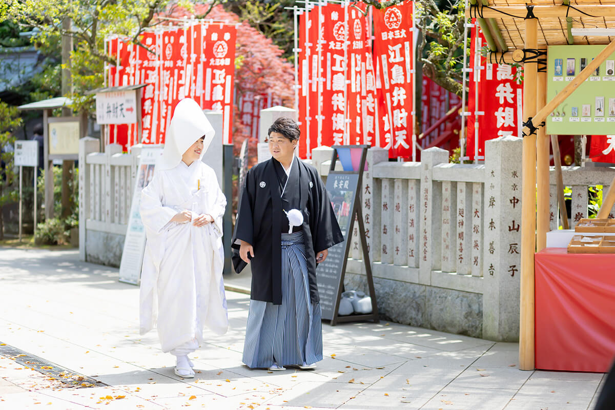 江島神社で挙げられたお客様の結婚式写真03