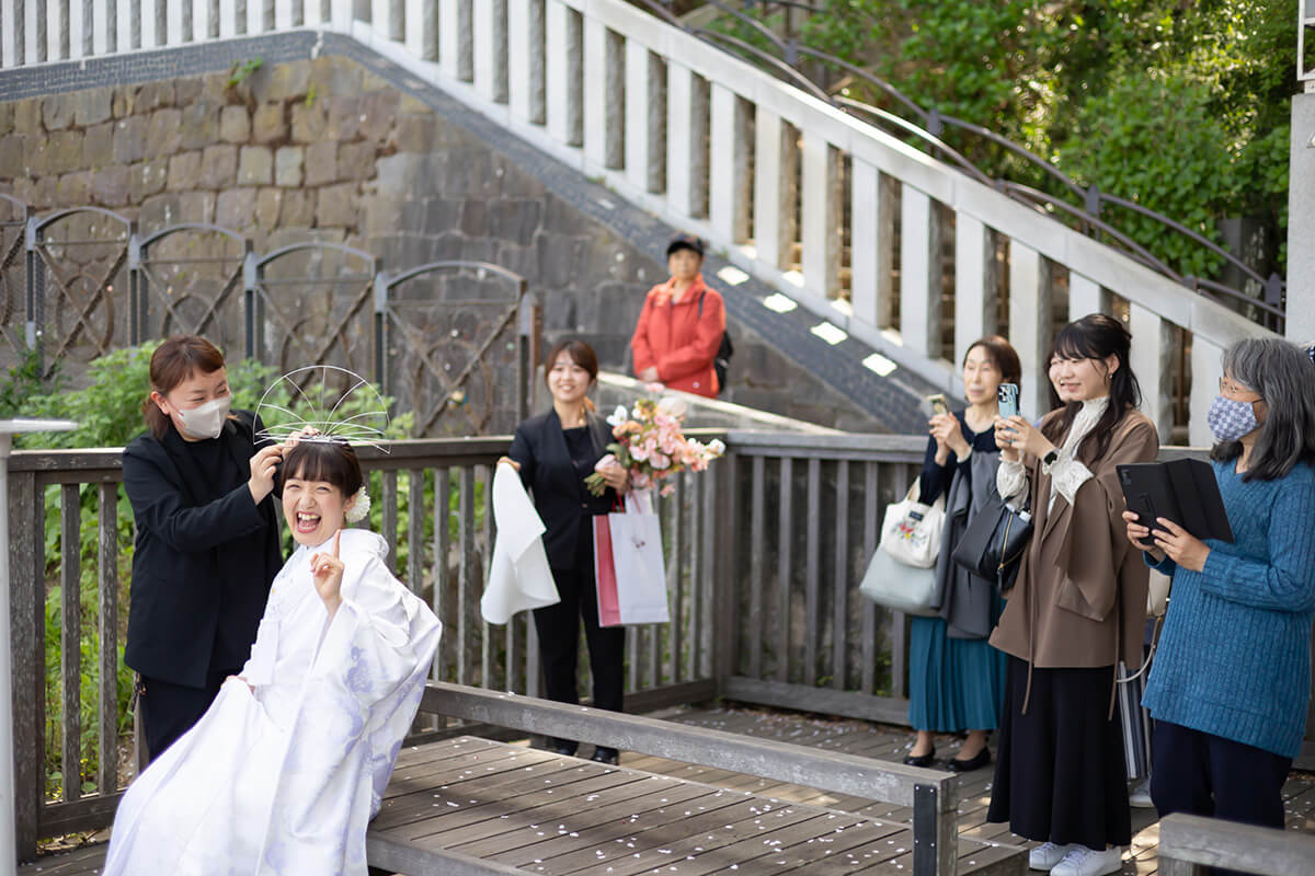 江島神社で挙げられたお客様の結婚式写真16