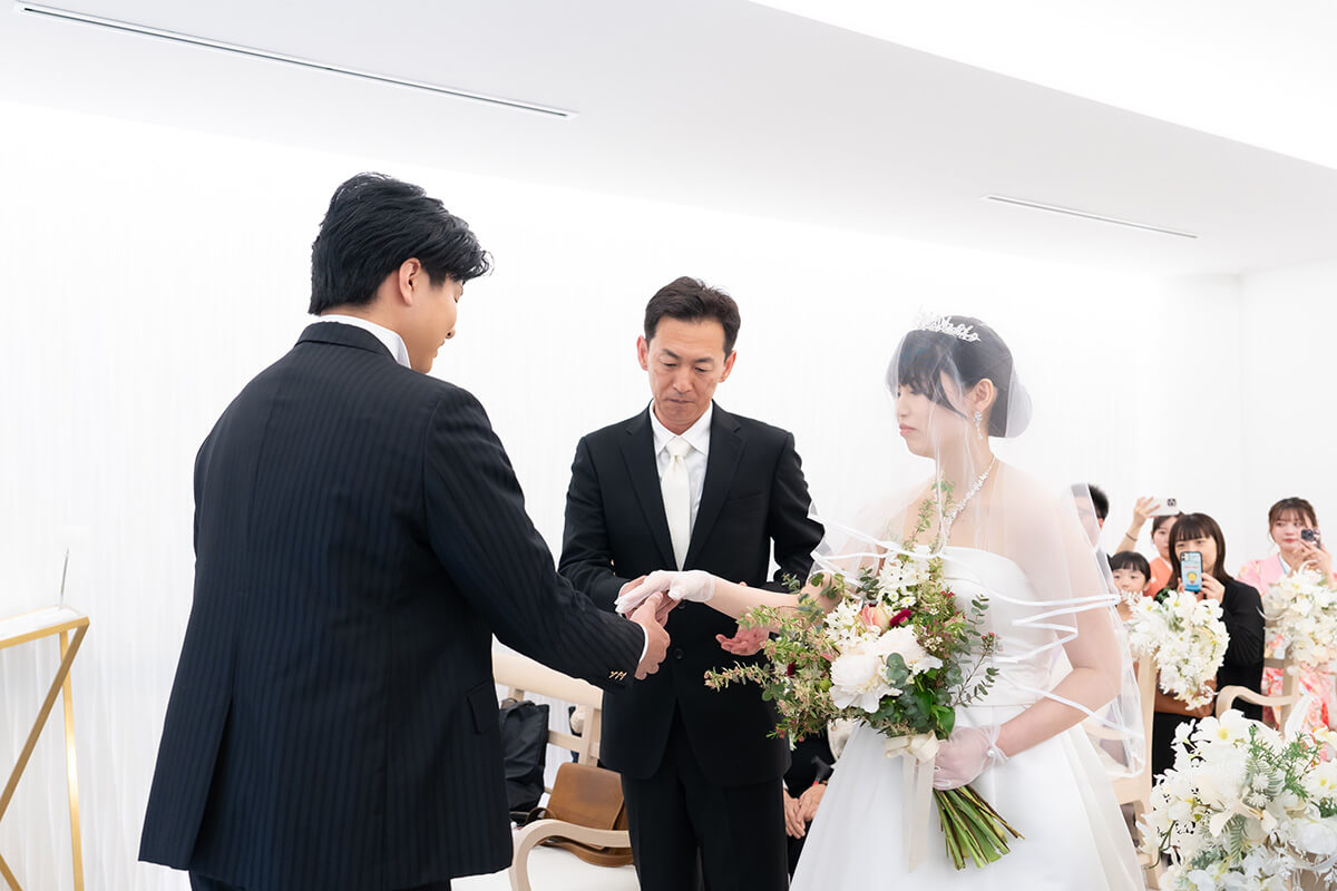 小さな結婚式 金沢チャペルで挙げられたお客様の結婚式写真04
