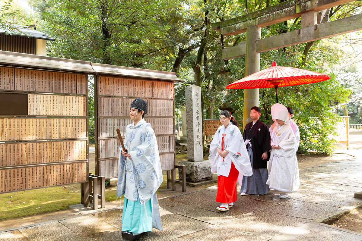 赤坂氷川神社で挙げられたお客様の結婚式写真05