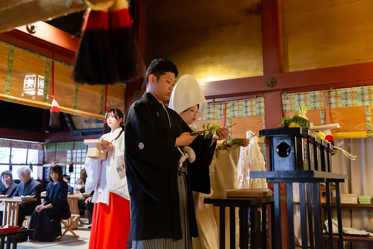 赤坂氷川神社で挙げられたお客様の結婚式写真12
