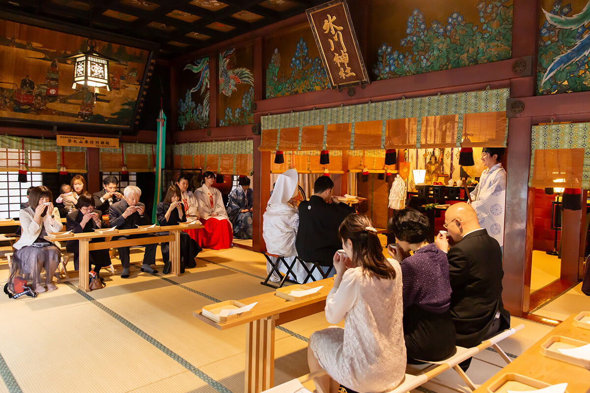 赤坂氷川神社で挙げられたお客様の結婚式写真15