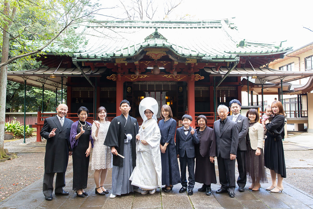 赤坂氷川神社で挙げられたお客様の結婚式写真16