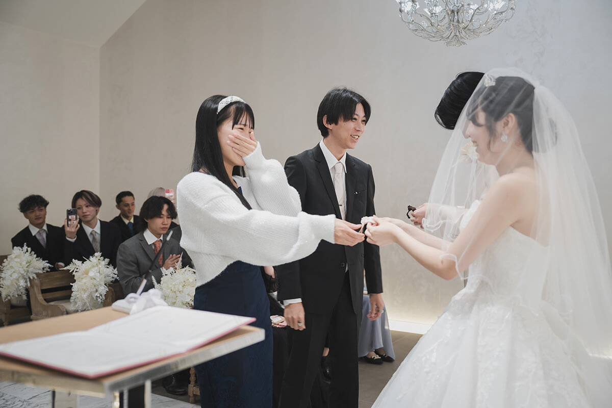 小さな結婚式 大阪ハービスENTチャペルで挙げられたお客様の結婚式写真07