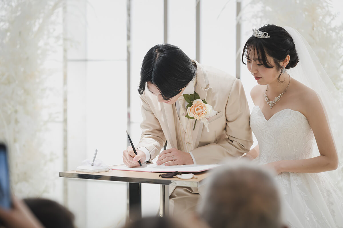 小さな結婚式 大阪ハービスENTチャペルで挙げられたお客様の結婚式写真09