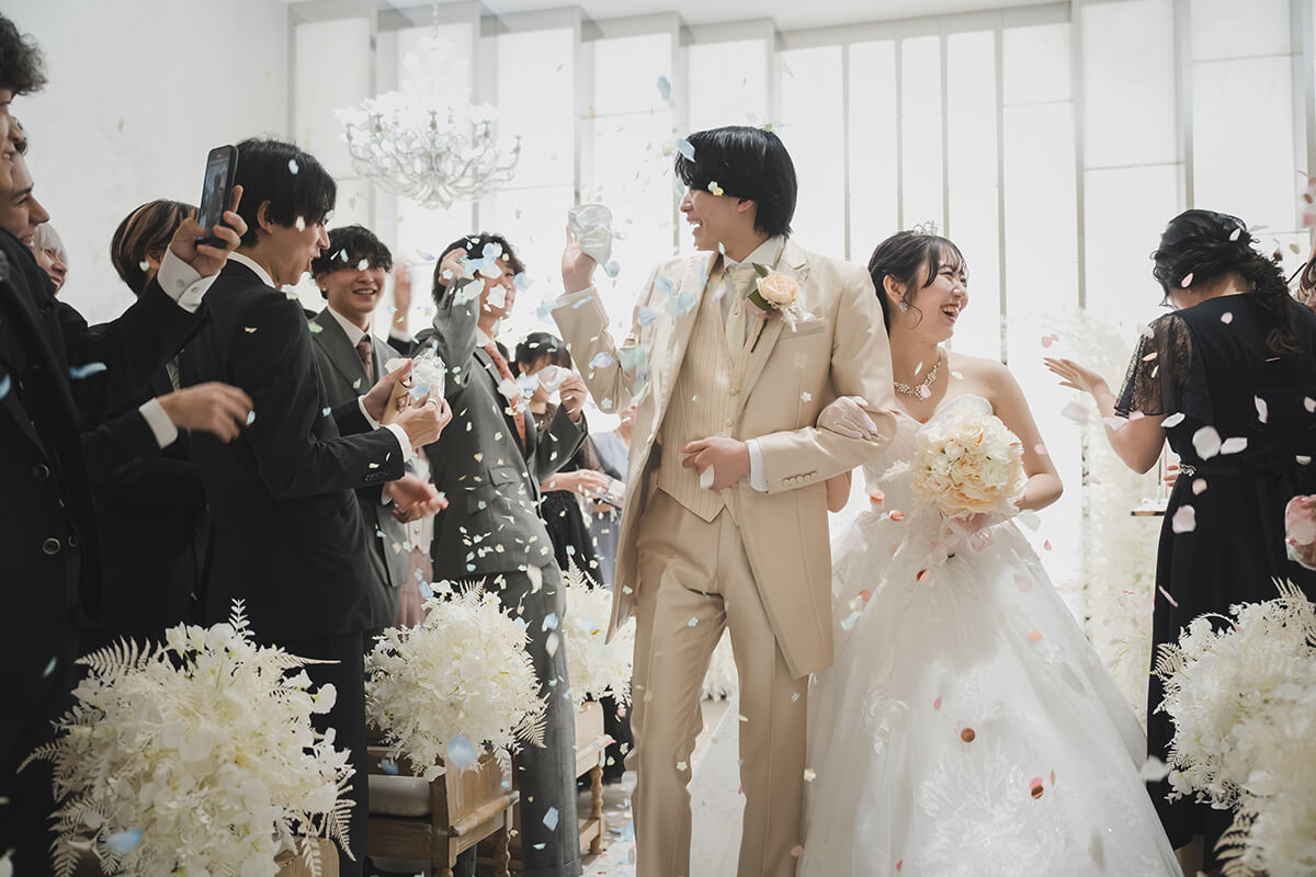 小さな結婚式 大阪ハービスENTチャペルで挙げられたお客様の結婚式写真