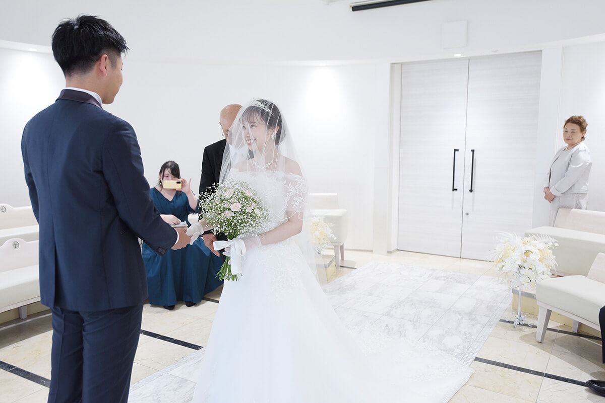 神戸モザイクチャペルで挙げられたお客様の結婚式写真01