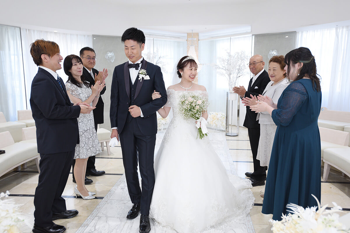 神戸モザイクチャペルで挙げられたお客様の結婚式写真08