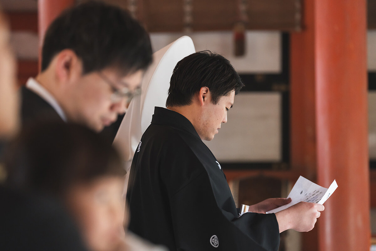 藤崎八幡宮で挙げられたお客様の結婚式写真06